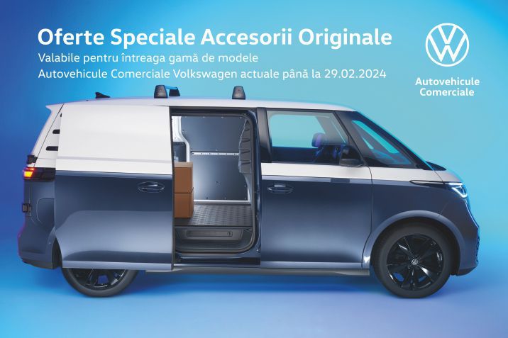DESCOPERĂ OFERTELE SPECIALE DE ACCESORII ORIGINALE VOLKSWAGEN AUTOVEHICULE COMERCIALE PENTRU TOAMNĂ-IARNĂ