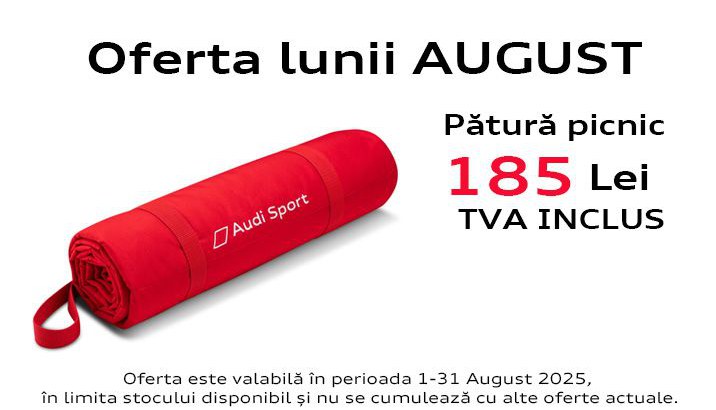 Oferta lunii August AUDI