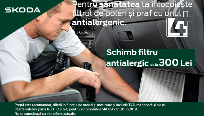 Filtru Polen 4+ Skoda