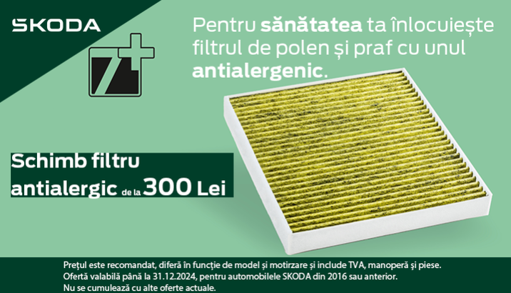 Filtru Polen 7+ Skoda