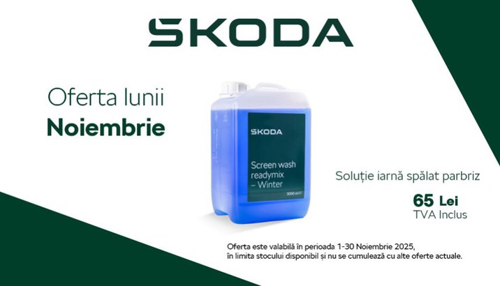 Oferta lunii Noiembrie SKODA