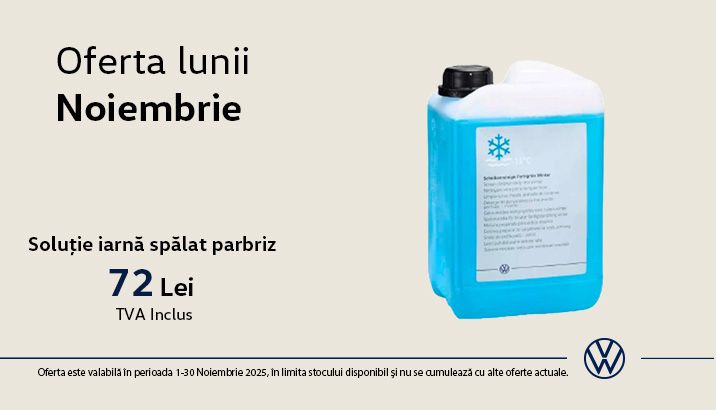 Oferta lunii Noiembrie VW