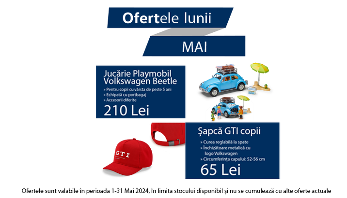 Ofertele lunii Mai 24 VW